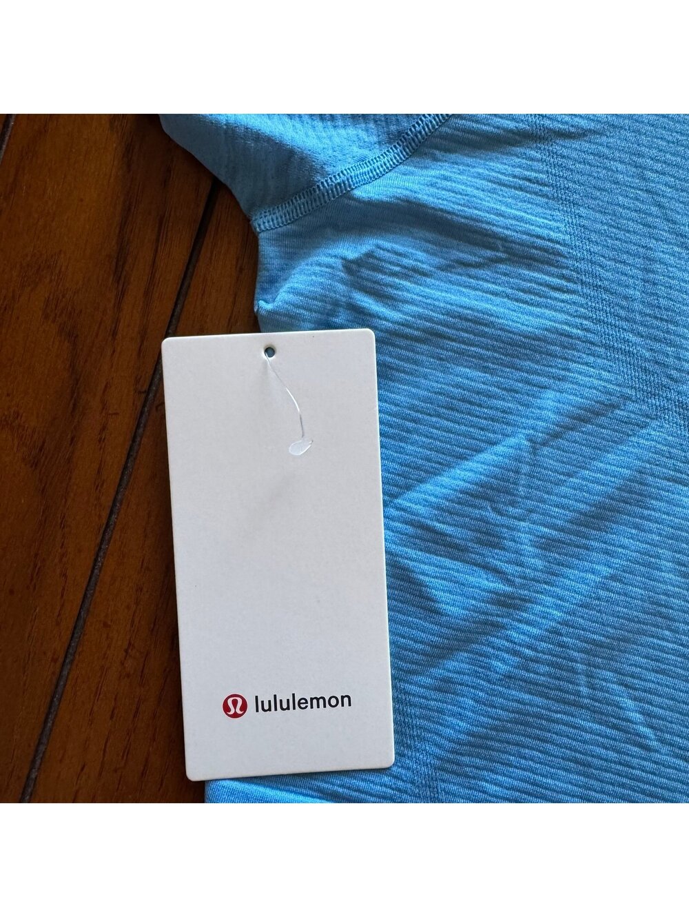 Lululemon Swiftly Tech Cropped Short Sleeve 2.0 Ocean Wave Size 4 NWT - Picture 4 of 5